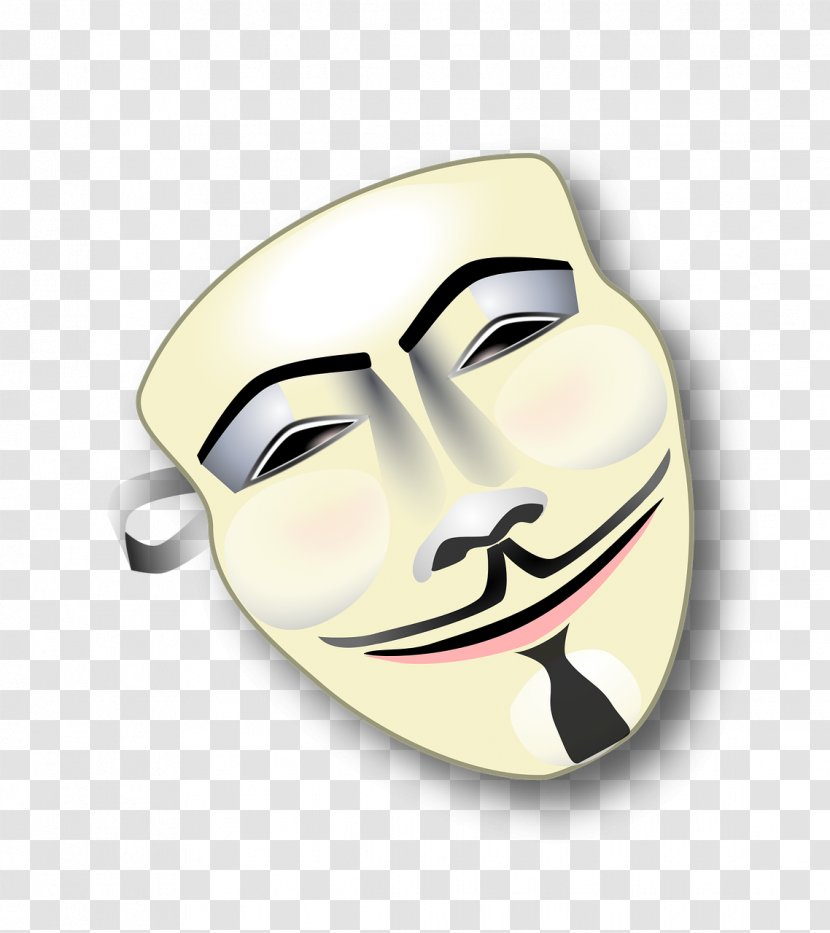 T-shirt Privacy Anonymous Clip Art - Smile - Mask Transparent PNG