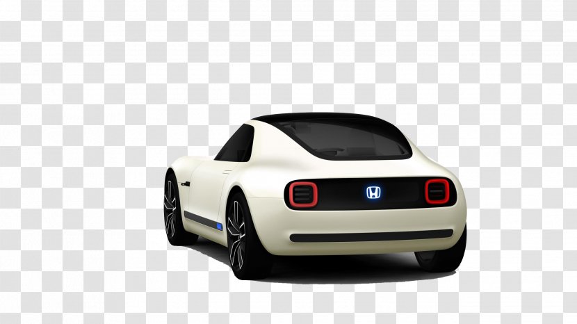 Honda EV Concept Electric Vehicle Sports Car - Auto Show Transparent PNG