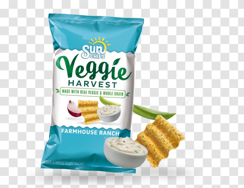 Salsa Sun Chips Vegetable Ranch Dressing Whole Grain - Flavor Transparent PNG