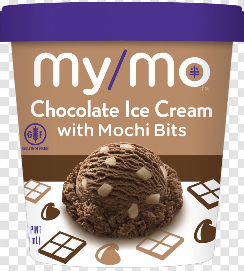 Chocolate Ice Cream Mochi Lo Mai Chi - Flavor - Caramel Transparent PNG