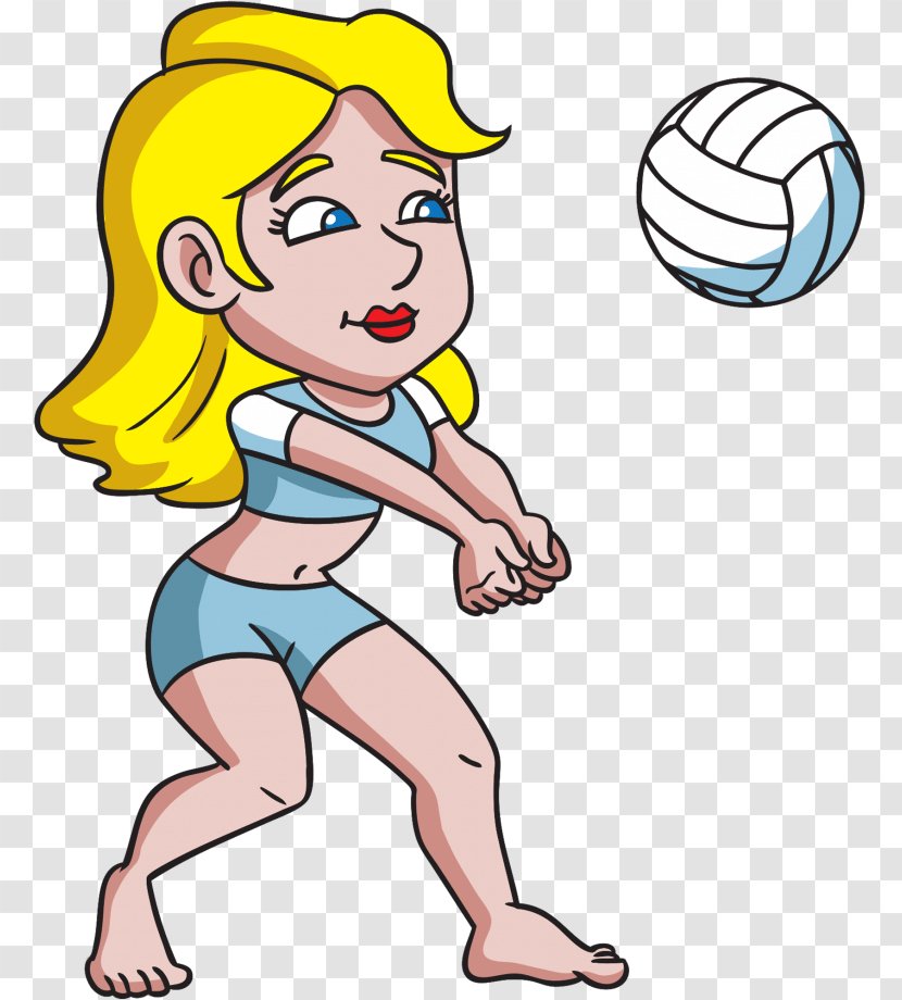 Beach Volleyball Woman ASICS - Frame Transparent PNG