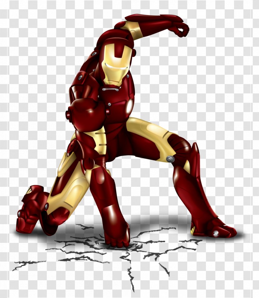 Iron Man Art Wall Decal Superhero Poster Transparent PNG