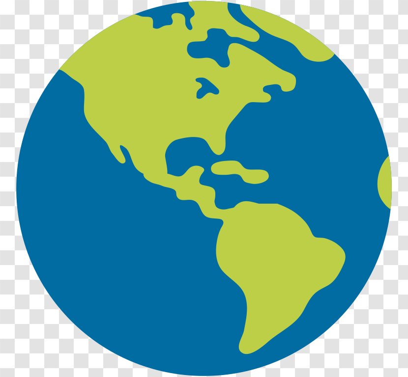 Globe Emoji Earth Americas World Transparent PNG