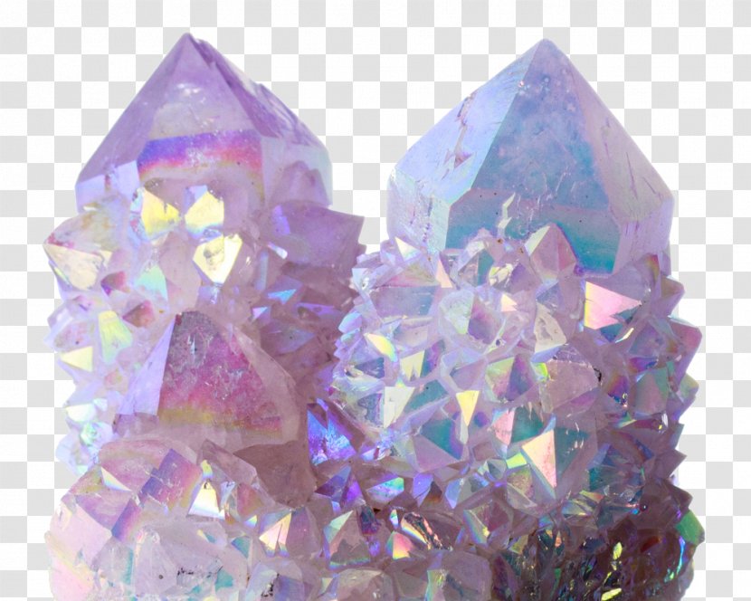 Quartz Crystal Healing Mineral Pastel - Pink - Rock Transparent PNG