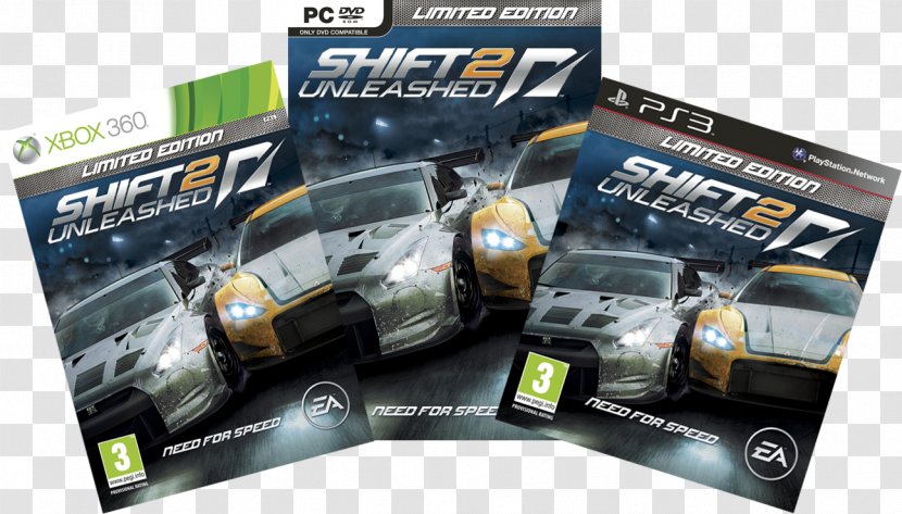 Shift 2: Unleashed Compact Car PlayStation 3 Video Game - Personal Computer Transparent PNG