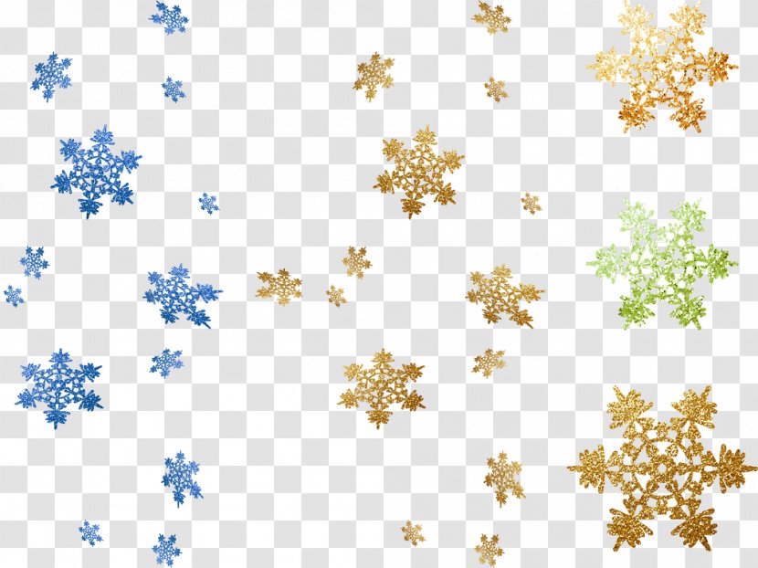 Snowflake Christmas Pattern Transparent PNG