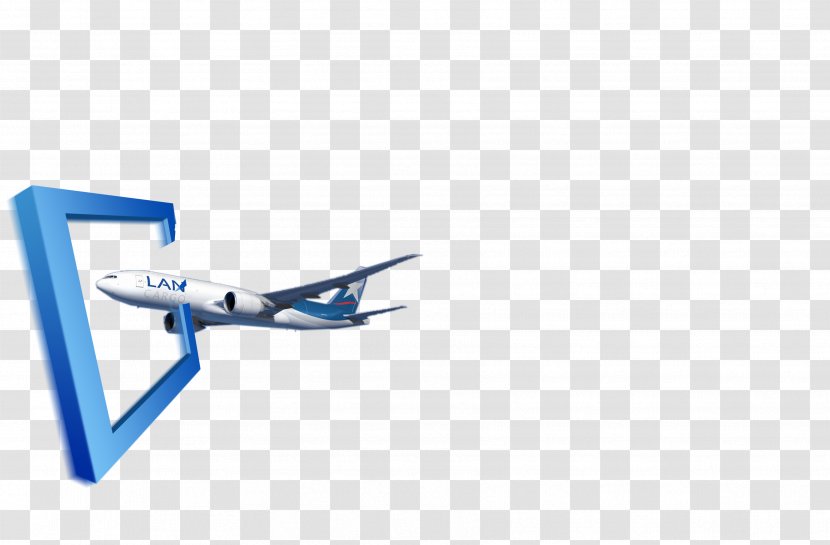 Aircraft Airplane - Blue - Model Transparent PNG