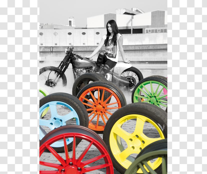 Alloy Wheel Car Bicycle Tires Wheels - Folia Transparent PNG