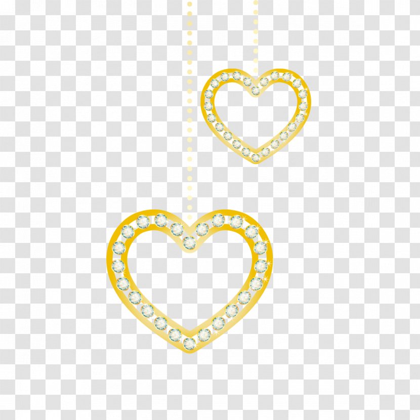 Earring Necklace Charms & Pendants Charm Bracelet Jewellery - Body Jewelry - Diamond Love Hollow Transparent PNG