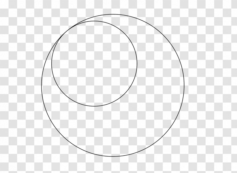 Euclid's Elements Circle Line Equidistant Tangent - Oval Transparent PNG