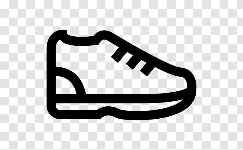 Line White Shoe Walking Clip Art - Symbol Transparent PNG