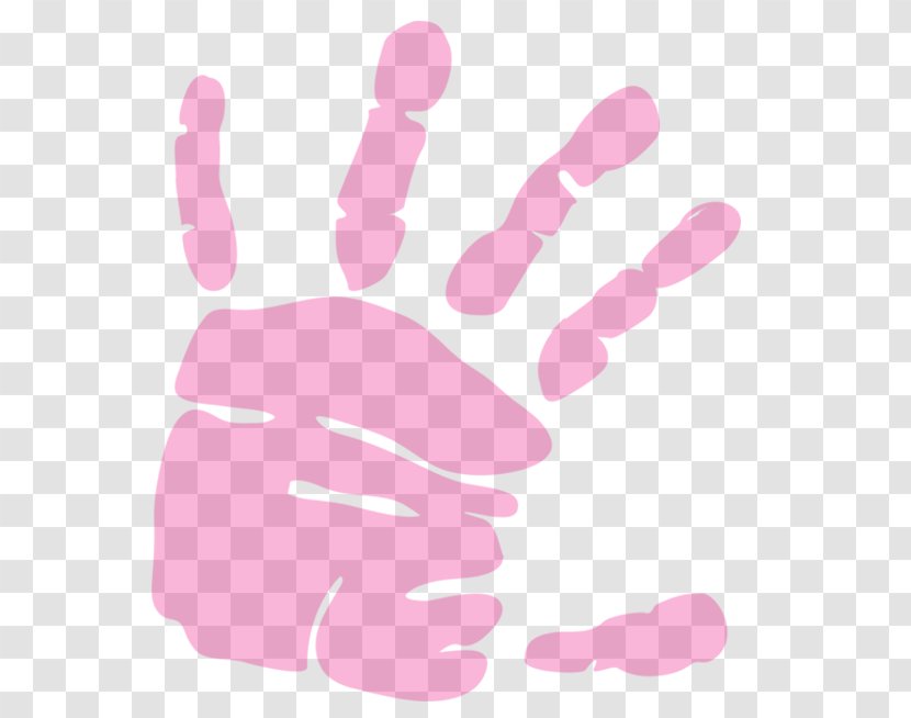Thumb Hand Model Pink M Line Clip Art Transparent PNG