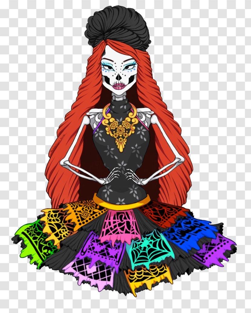 Monster High Skelita Calaveras Doll Art Ghoul Transparent PNG