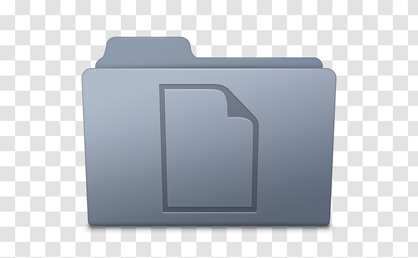 Rectangle Font - Computer - Documents Folder Graphite Transparent PNG