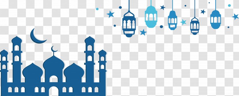 Islam Euclidean Vector Web Banner - Islamic New Year - Blue Church Transparent PNG
