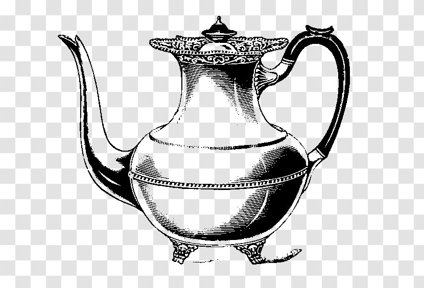 Jug Pitcher Teapot Drawing /m/02csf - Black And White - Ali Transparent PNG