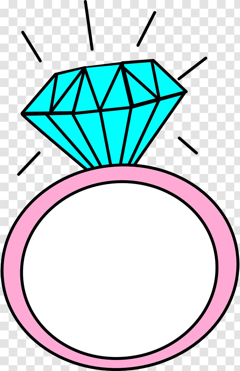 Wedding Ring Engagement Clip Art Drawing - Jewellery Transparent PNG