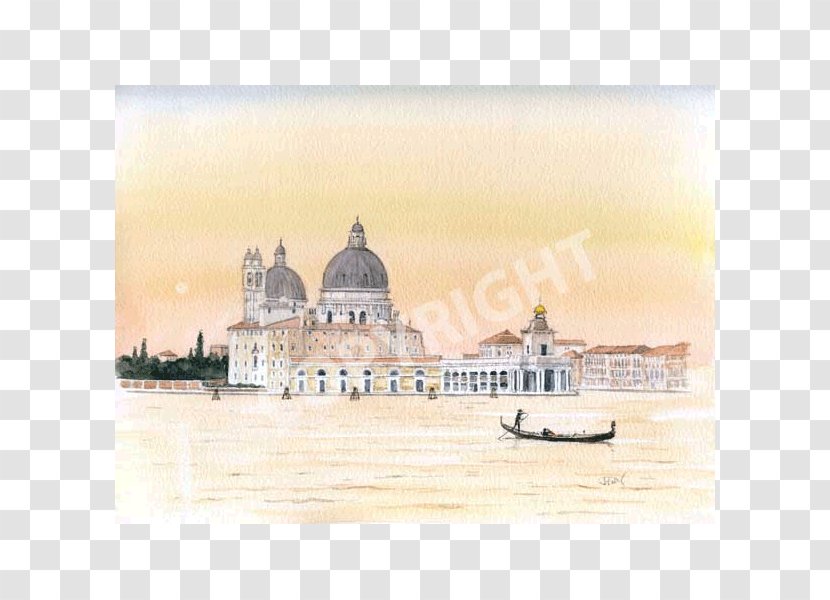 Watercolor Painting Stock Photography Sky Plc - Venecia Transparent PNG