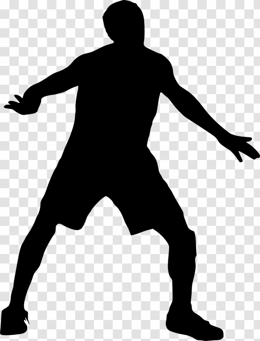 Silhouette Basketball Player - Watercolor Transparent PNG