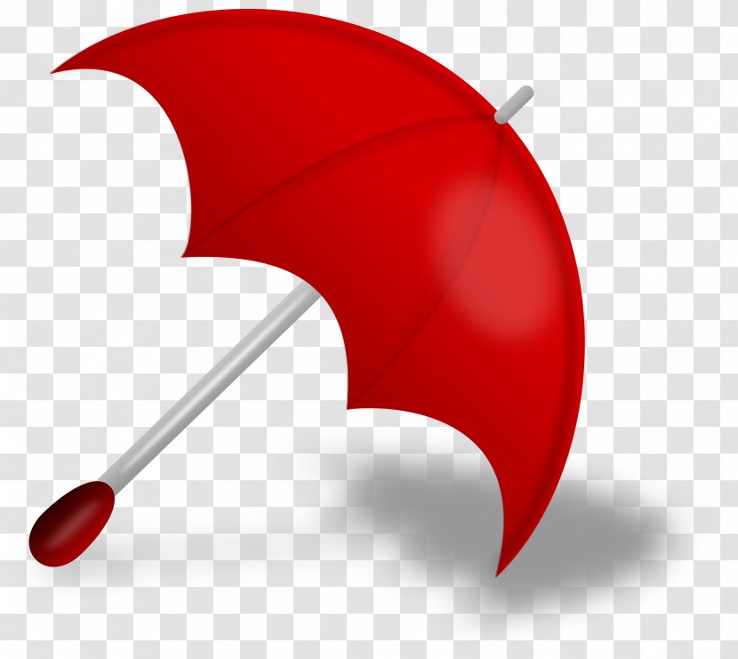 Umbrella Clip Art - Red - Kartikeya Transparent PNG