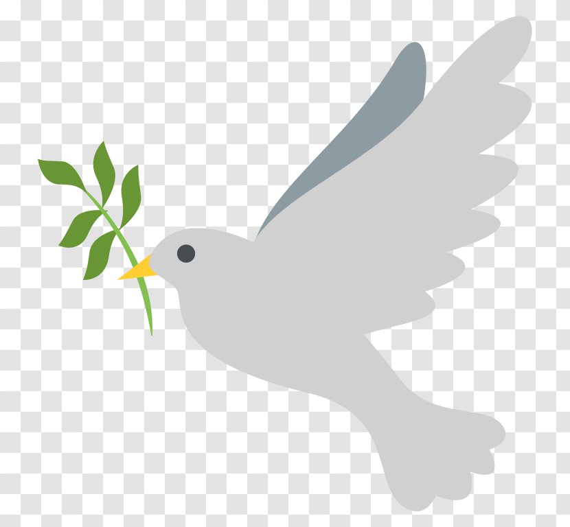 Emoji Peace Doves As Symbols Columbidae Bird Transparent PNG