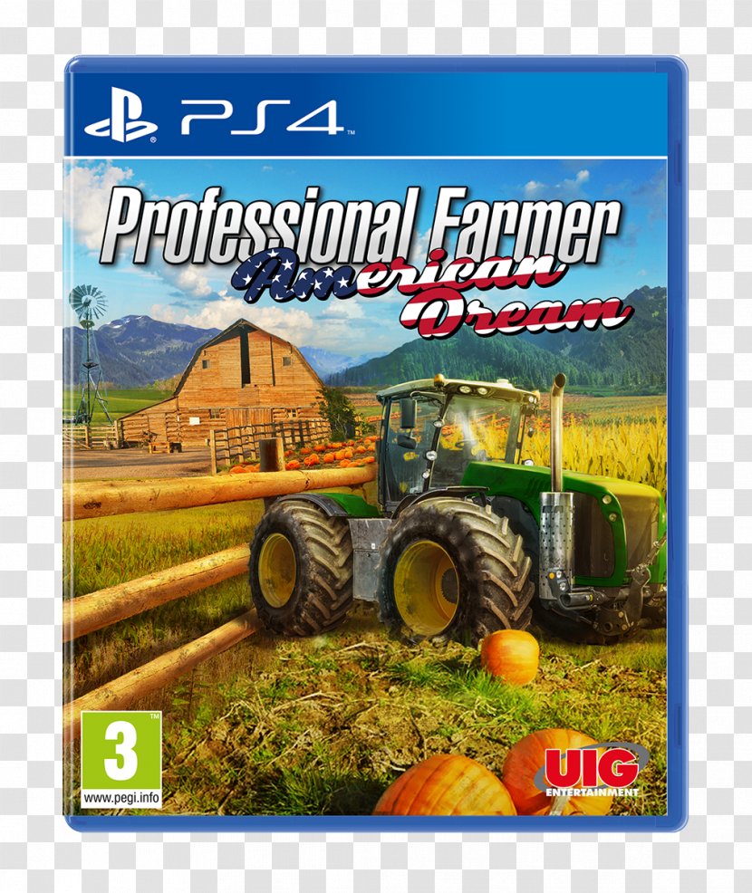 Professional Farmer: American Dream Farmer 2017 Nintendo Switch PlayStation 4 Farming Simulator - Simulation Video Game Transparent PNG
