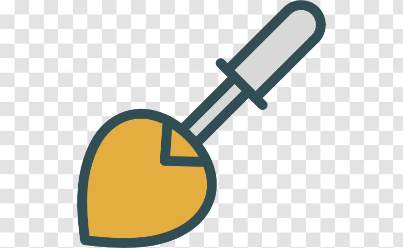 Shovel Tool Architectural Engineering Icon - Yellow Transparent PNG