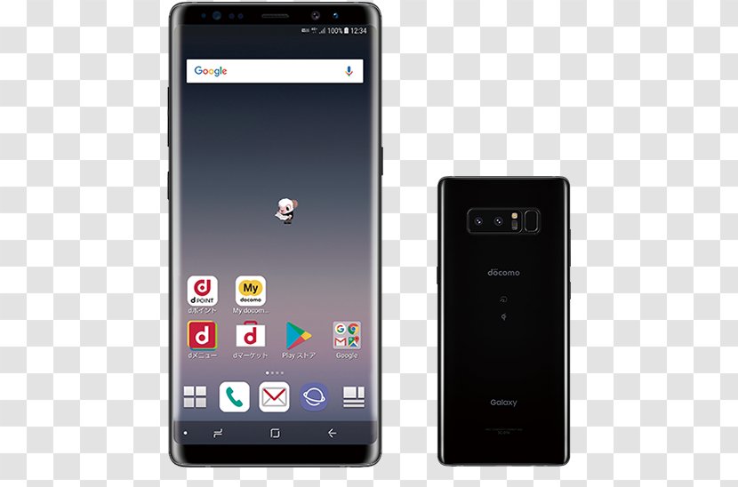 Samsung Galaxy Note 8 S SC-01G NTT DoCoMo ドコモ スマートフォン - Gadget Transparent PNG