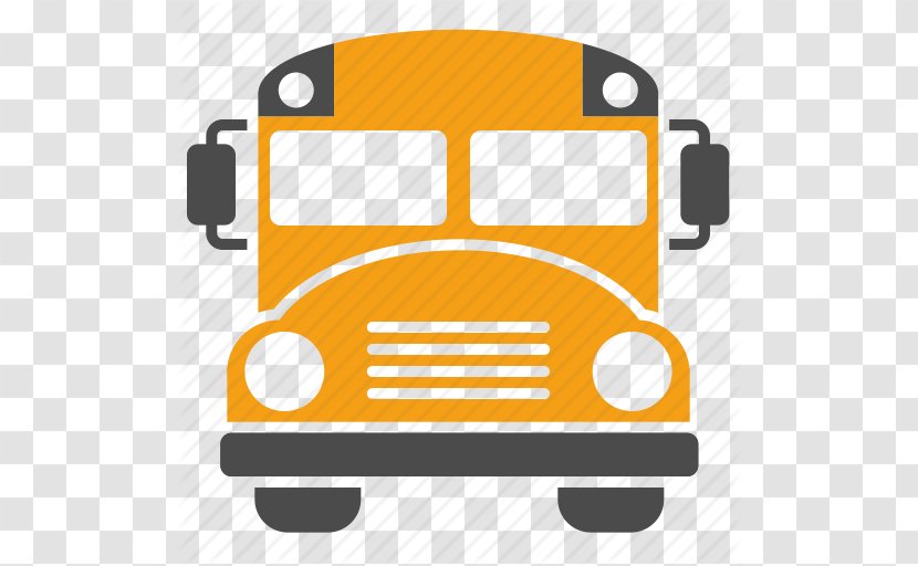 School Bus Car - Hd Icon Transparent PNG