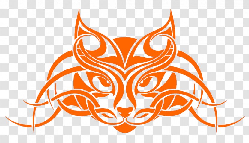 Abziehtattoo Cat Kitten Tribe - Symbol Transparent PNG
