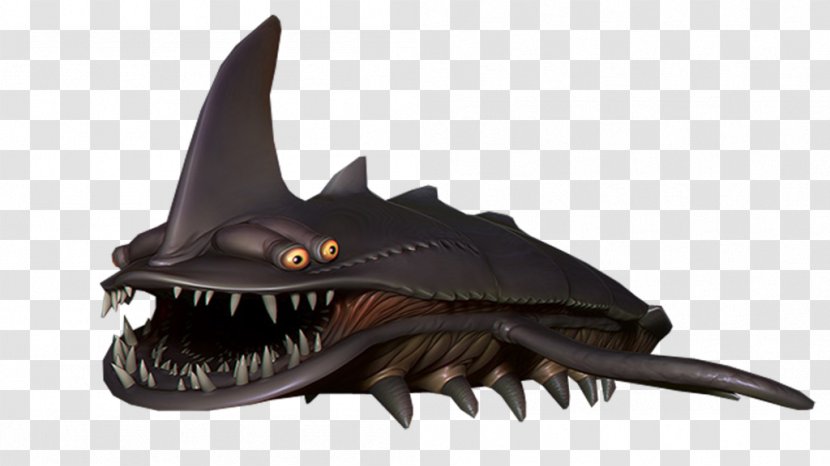Subnautica Sand Shark Drawing Leviathan - Fish - Monster Transparent PNG