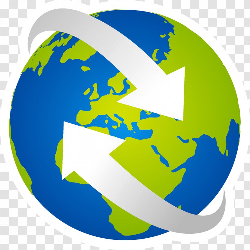 Earth Globe Logo Planet - Arrow Transparent PNG