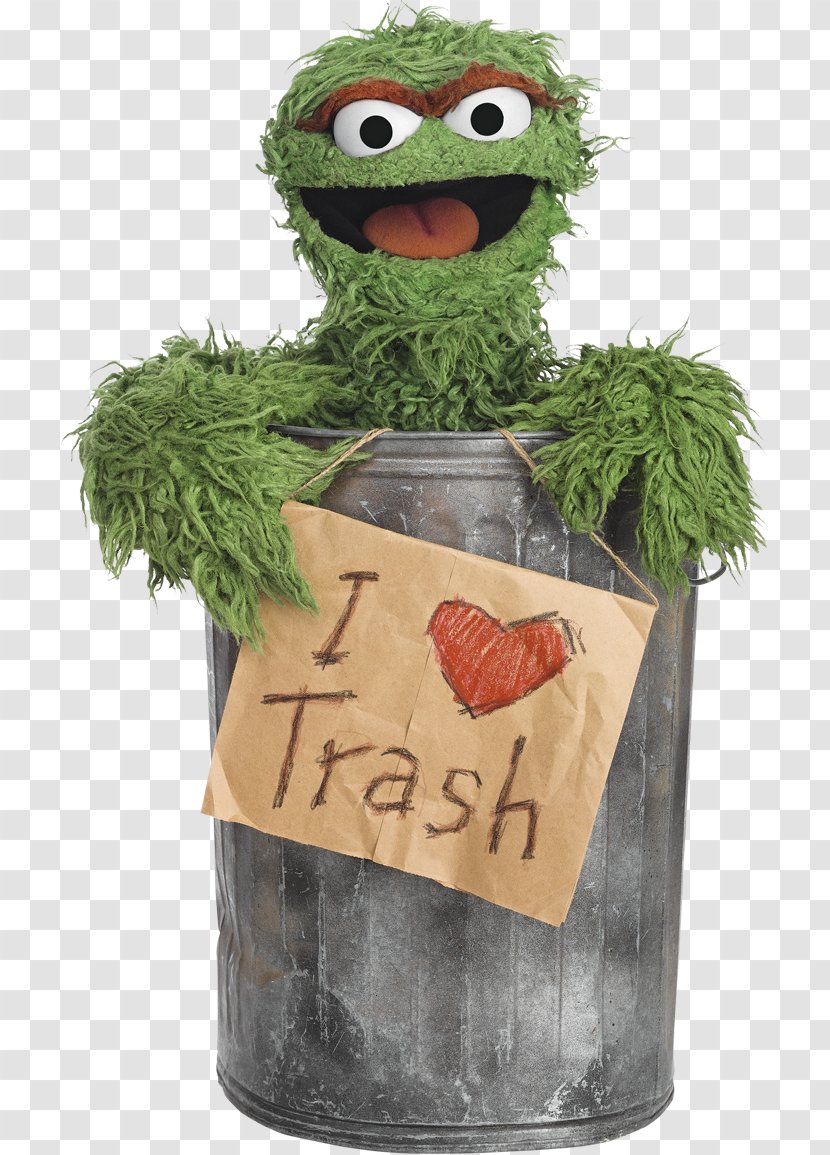 Oscar The Grouch Big Bird I Love Trash Grouches Muppets Transparent PNG