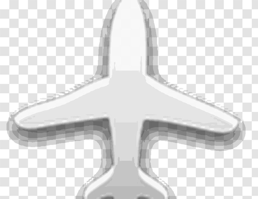 Airplane Symbol - White Transparent PNG