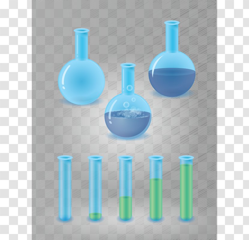 Laboratory Flasks Beaker Scientist Clip Art - Plastic Bottle - Image Transparent PNG