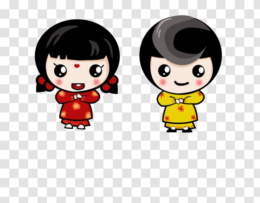 Chinese New Year Cartoon Designer - Tree - Characters Transparent PNG