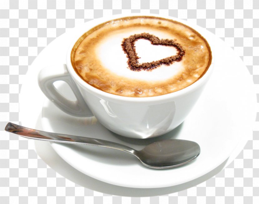 Coffee Cup Cafe Roasting - Milk - Сroissant Transparent PNG