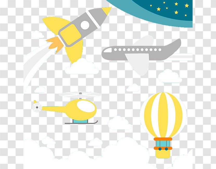 Flight Cartoon - Aircraft - Flying Equipment Transparent PNG