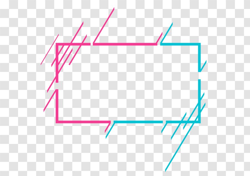 Picture Cartoon - Borders And Frames - Rectangle Magenta Transparent PNG