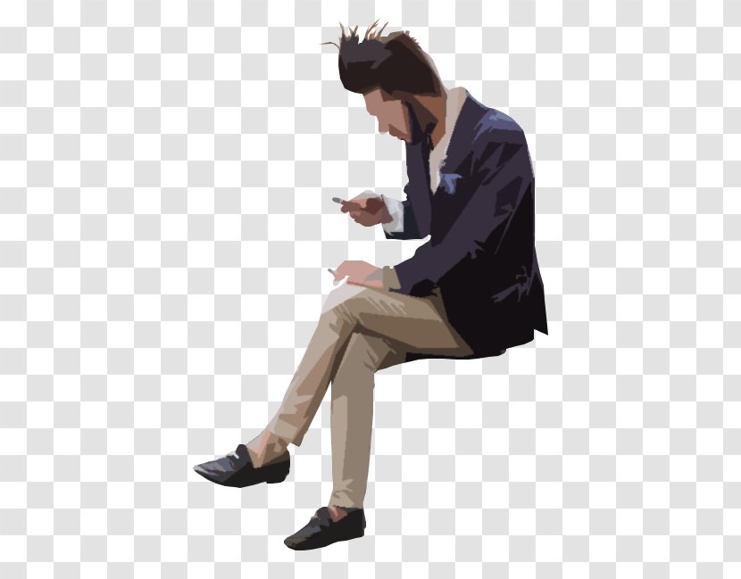 Architecture Rendering - Sitting - Top View PEOPLE Transparent PNG