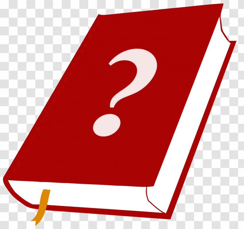 Question Mark Book Cover Clip Art - Signage - Livres Transparent PNG