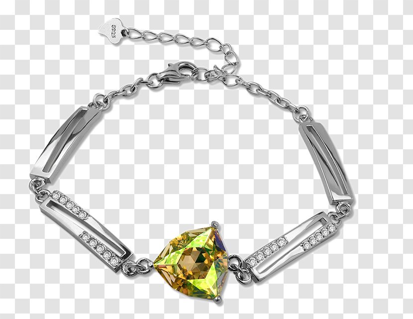Bracelet Silver Designer Jewellery - European And American Fashion Jewelry 925 Transparent PNG