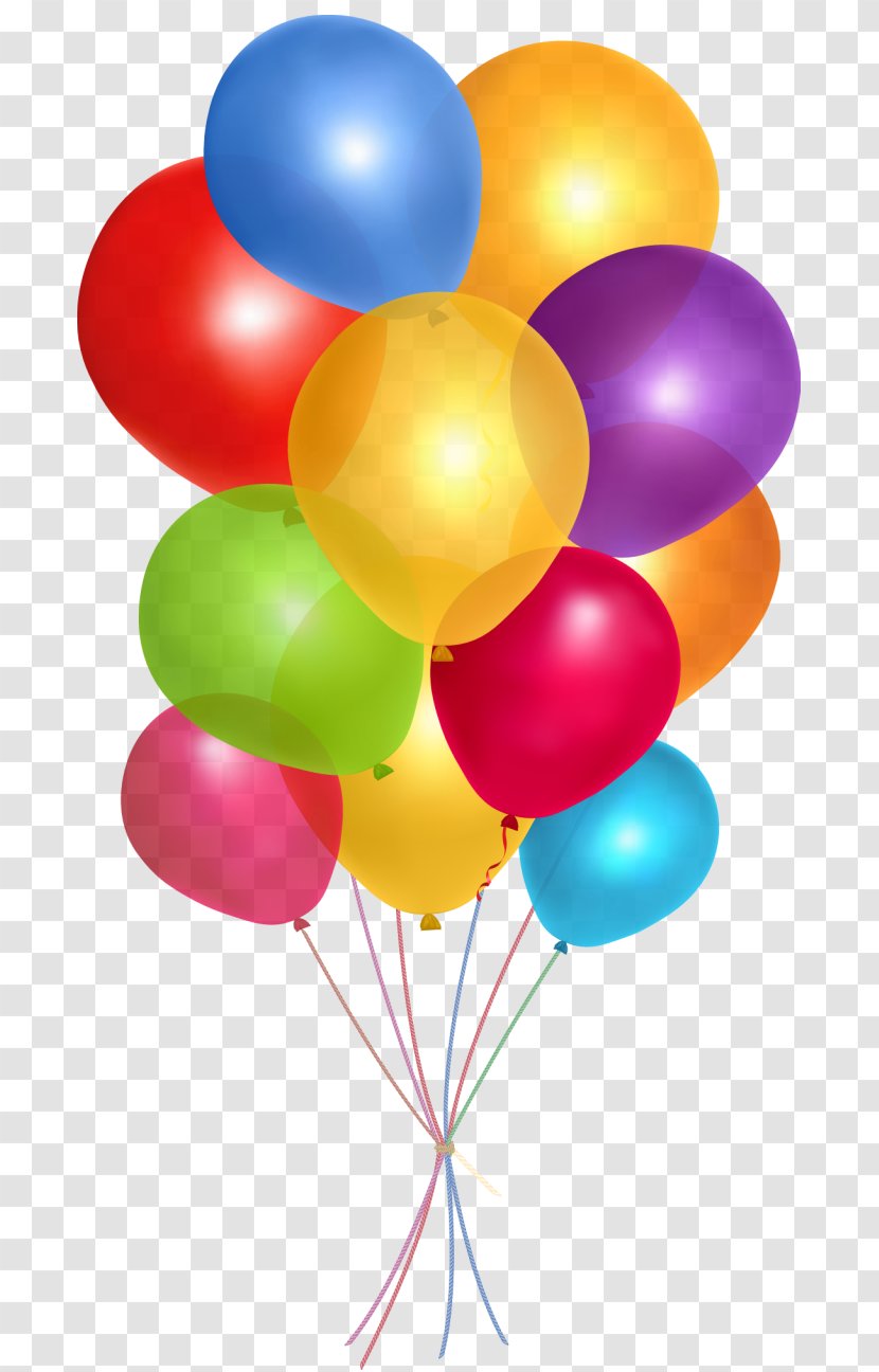 Balloon Clip Art - Gas - Transparent Multicolor Balloons Clipart Picture Transparent PNG