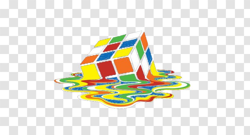 Rubiks Cube Color - Point - Melt Away Transparent PNG