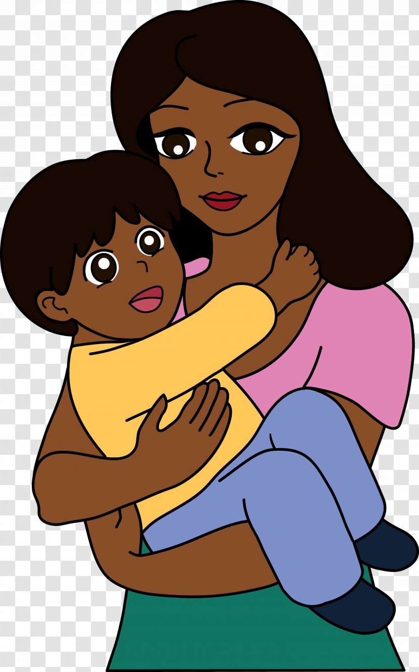 Mothers Day Child Clip Art - Cartoon - Mother Cliparts Transparent PNG