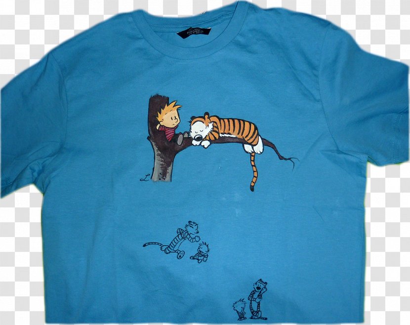 T-shirt Sleeve Calvin And Hobbes Clothing - Dress Transparent PNG