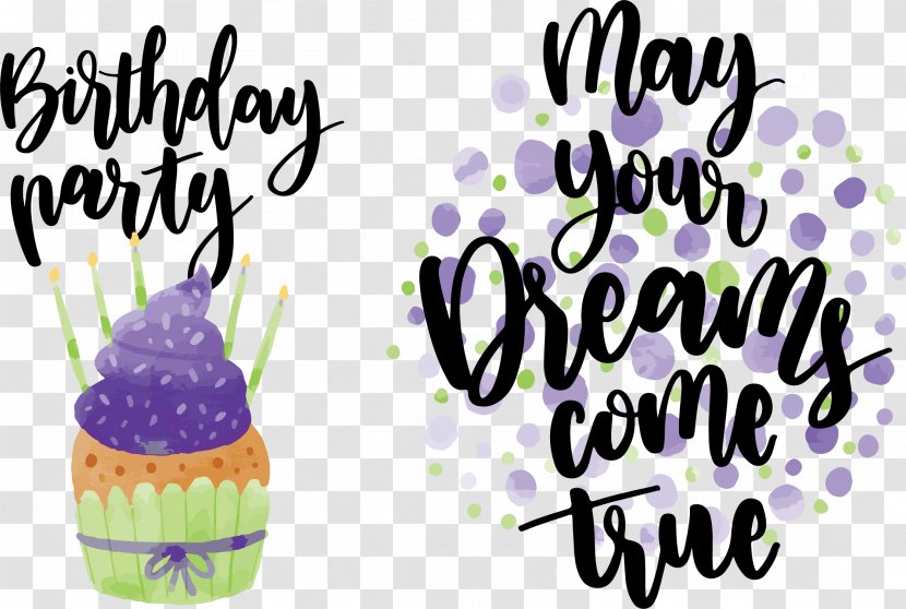 Watercolor Painting Poster - Vector Hand-painted Celebrates Birthday Transparent PNG