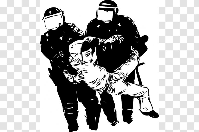 Police Brutality Officer Misconduct Clip Art - Corruption - Detention Cliparts Transparent PNG