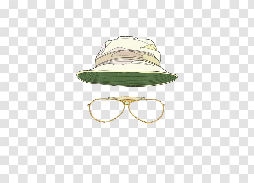 Fear And Loathing In Las Vegas Illustration - Glasses - Simple Illustrations Hat Transparent PNG