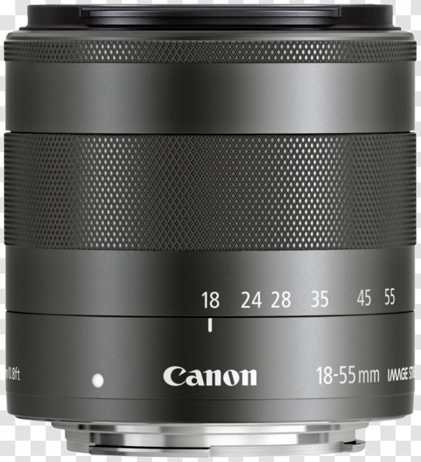 Canon EOS M EF Lens Mount EF-M 18–55mm EF-S - Hood - Camera Transparent PNG
